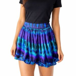 Forever 21 multi-color flowy mini skirt